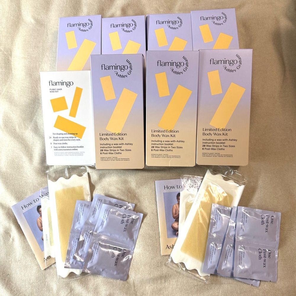 Flamingo Limited Edition Body Wax Strip Kits